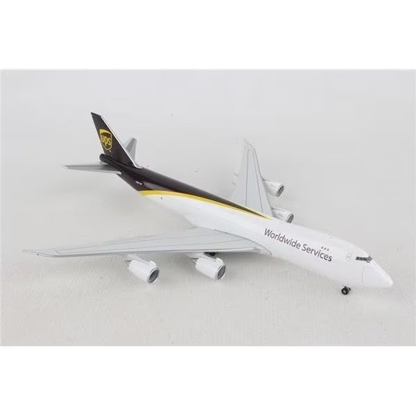 Herpa HE531023-001 1 by 500 Scale UPS Airlines Boeing 747-8F Model Aircraft, Herpa, Mfr#: HE531023-001